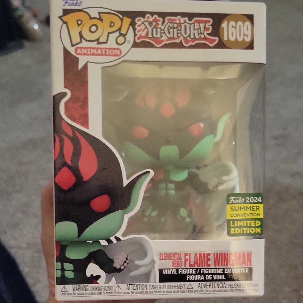 Funko Pop! Yu-Gi-Oh! Flame Wingman - Black and Green